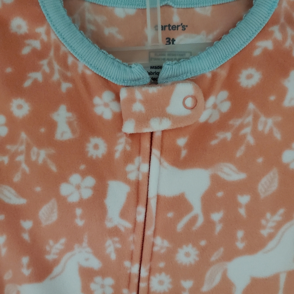 🆕️ Carter's Fleece Footed PJ'S - Picture 5 of 6